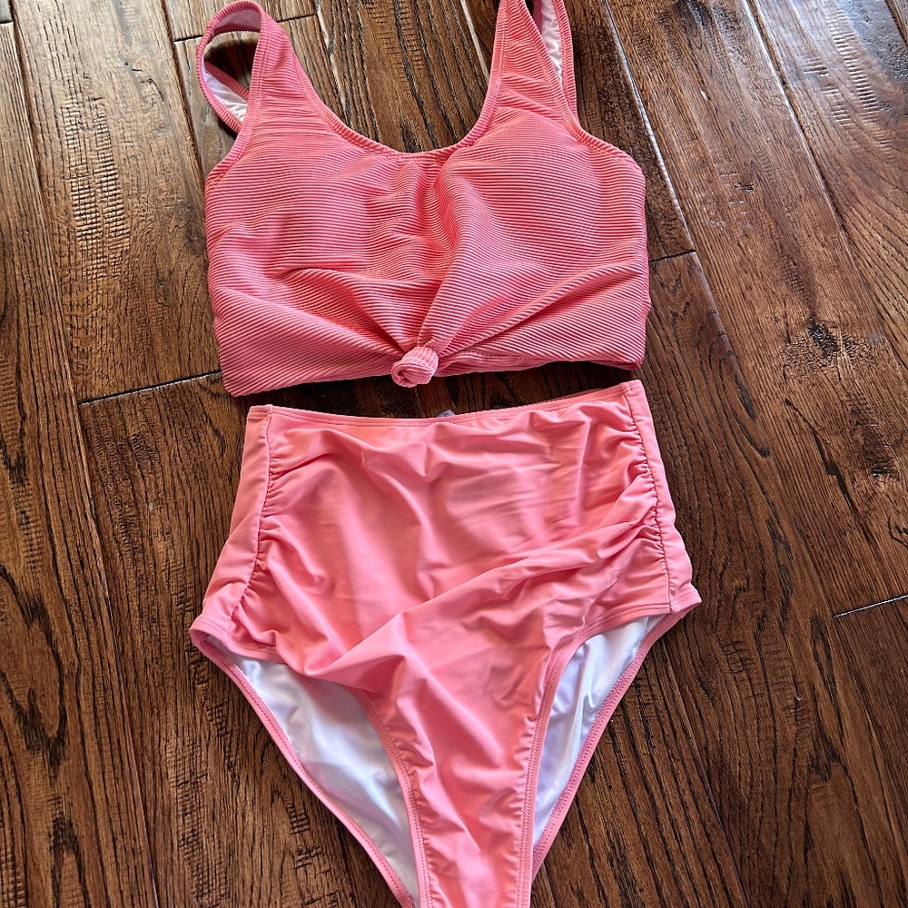 Women's Swim Suit Brand-Coral Reef Color-Pink Pearl Size-Medium
